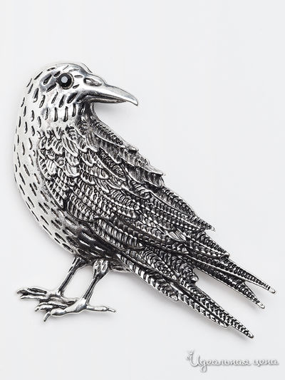 Брошь Fransua Ardy, цвет серебряный