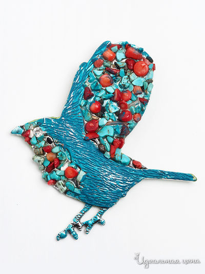 Брошь Fransua Ardy, цвет синий