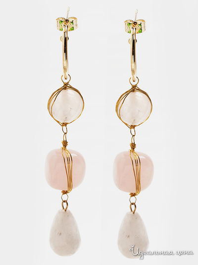 Серьги Fransua Ardy, цвет розовый