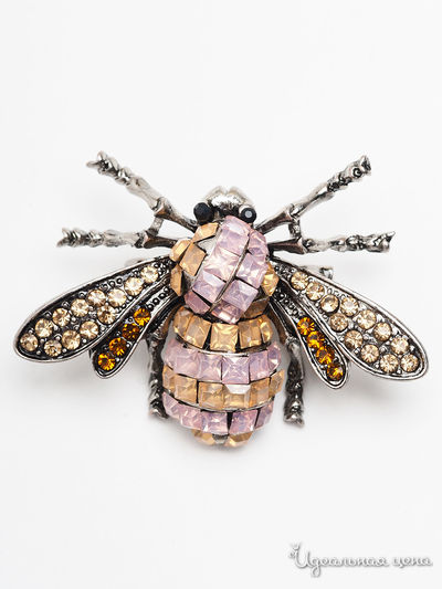 Брошь Fransua Ardy, цвет розовый