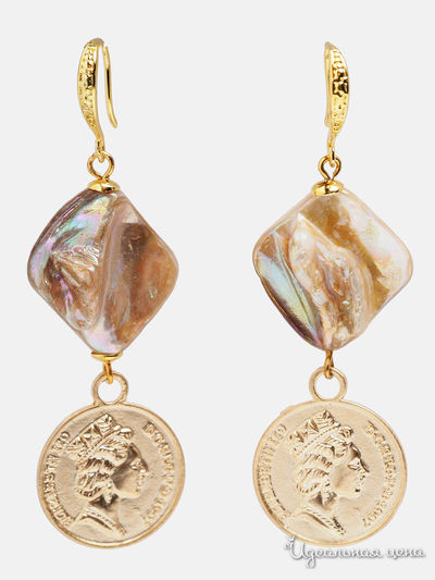 Серьги Fransua Ardy, цвет золотой