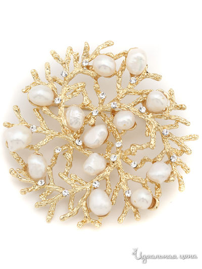 Брошь Fransua Ardy, цвет золотой