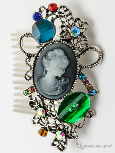 Зажим для волос CESARE CONTE, цвет серый