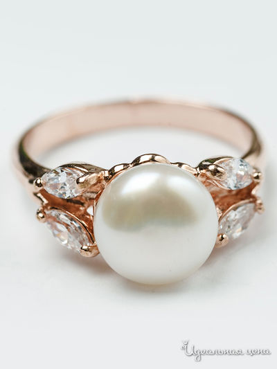 Кольцо CESARE CONTE, цвет белый, золотой