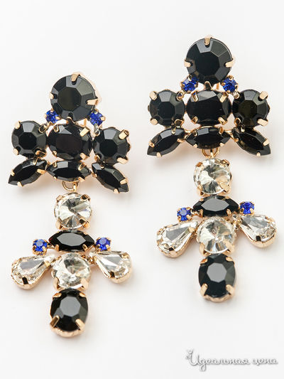 Серьги CESARE CONTE, цвет черный