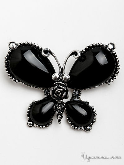 Брошь CESARE CONTE, цвет черный