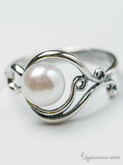 Кольцо CESARE CONTE, цвет белый, серебряный