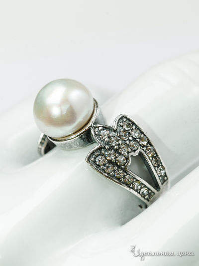 Кольцо CESARE CONTE, цвет белый, серебряный