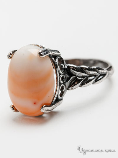 Кольцо CESARE CONTE, цвет светло-коралловый