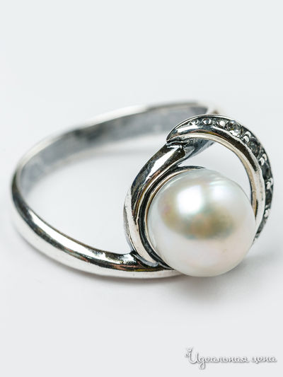 Кольцо CESARE CONTE, цвет белый, серебряный