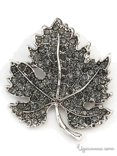 Брошь CESARE CONTE, цвет серый