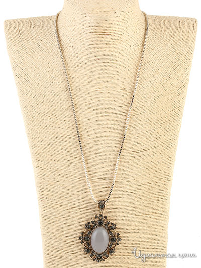 Колье CESARE CONTE, цвет золотой, серый