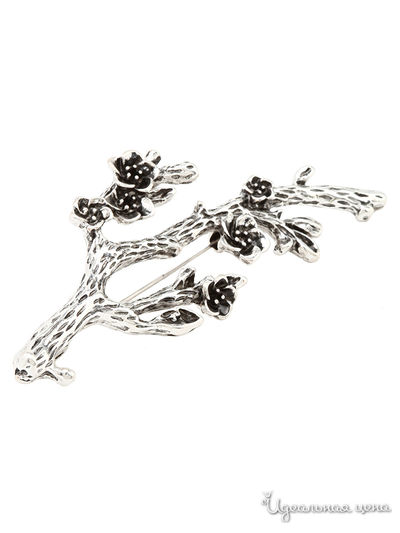 Брошь CESARE CONTE, цвет серебряный