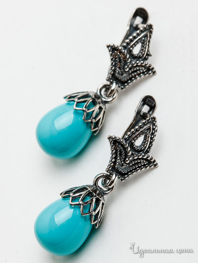 Серьги CESARE CONTE, цвет голубой