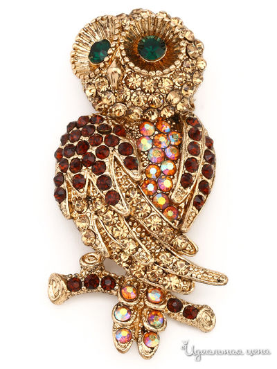 Брошь CESARE CONTE, цвет золотой