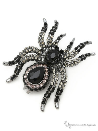 Брошь CESARE CONTE, цвет черный