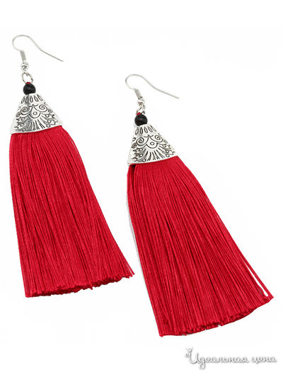 Серьги CESARE CONTE, цвет красный