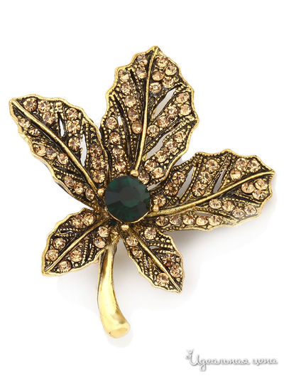 Брошь CESARE CONTE, цвет бронзовый