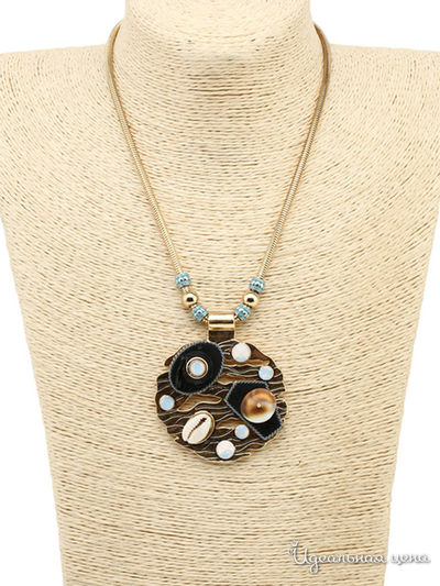 Колье CESARE CONTE, цвет золотой, черный