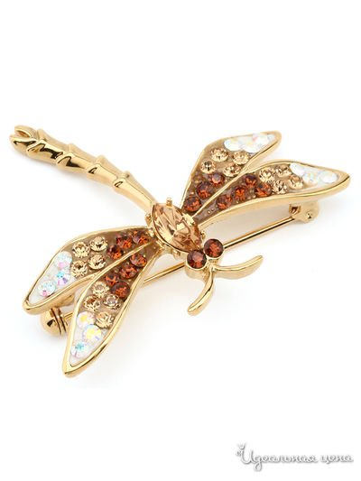 Брошь CESARE CONTE, цвет золотой