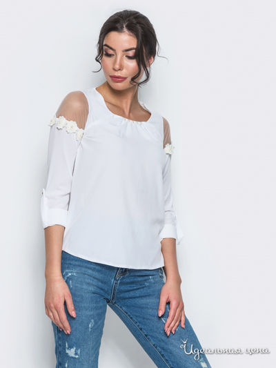 Блуза Dressa, цвет белый