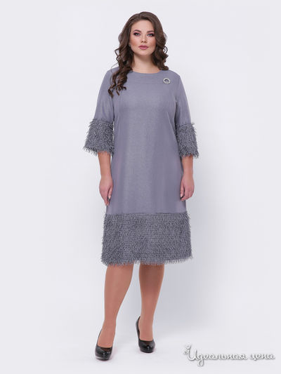 Платье Dressa, цвет серый