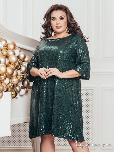 Платье Dressa, цвет бутылка