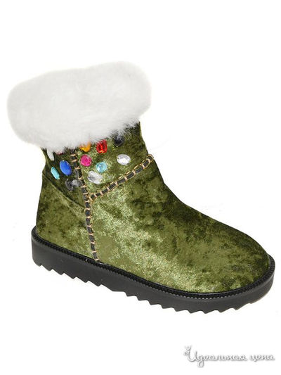 Полусапоги Мария, цвет зеленый