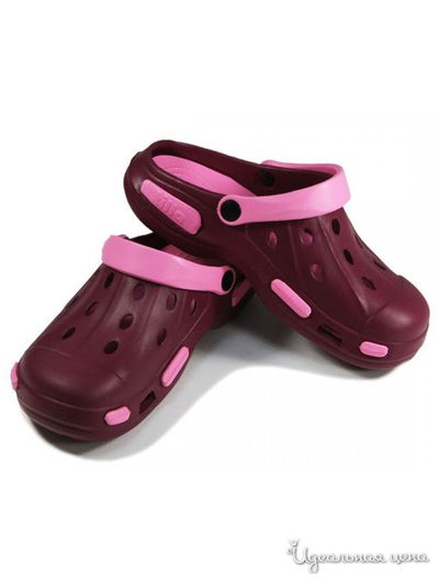 Сабо TILLA, цвет вишневый, розовый