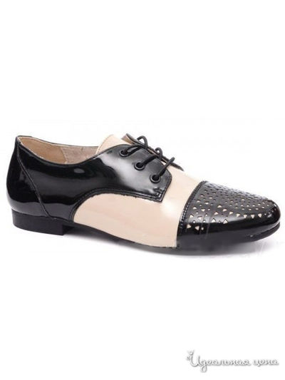 Полуботинки KEDDO, цвет черный, бежевый