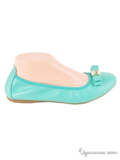 Балетки STAGGIONI, цвет бирюзовый