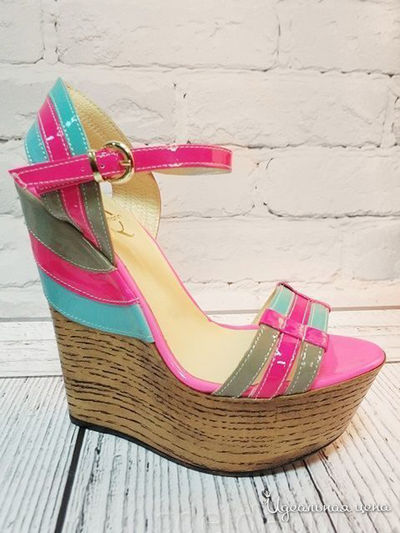 Босоножки AQUAMARIN, цвет мультиколор