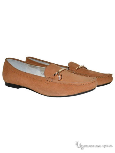 Мокасины RED GLASS, цвет коричневый