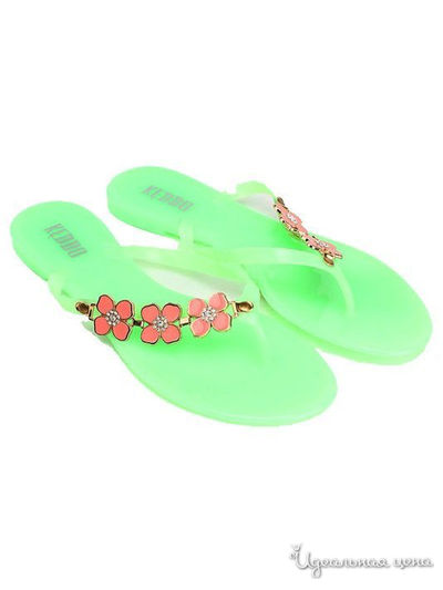 Шлепанцы KEDDO, цвет зеленый