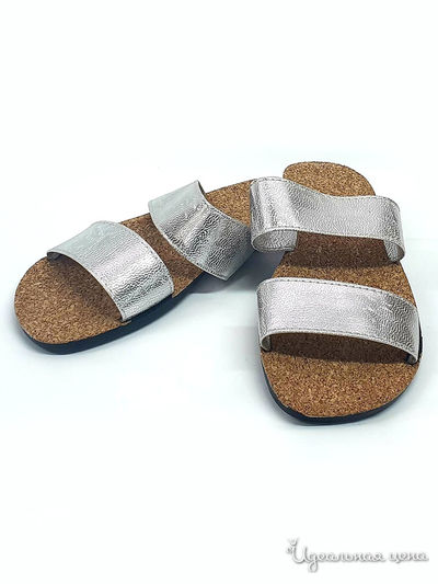 Шлепанцы Брис-Босфор, цвет серебряный