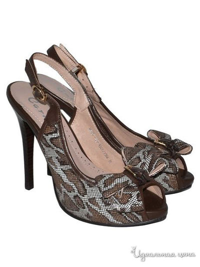 Босоножки CARLABEI, цвет коричневый