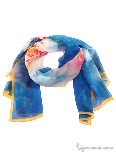 Палантин, 200*110 см Moltini, цвет синий