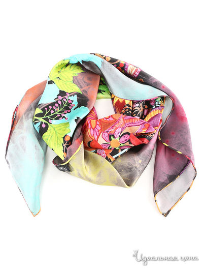 Платок, 100*100 см Moltini, цвет розовый