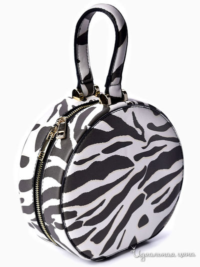 Сумка Moltini, цвет черный, белый