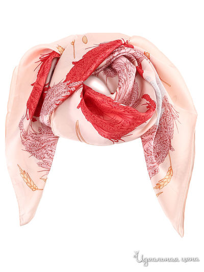 Платок, 110*110 см Moltini, цвет розовый