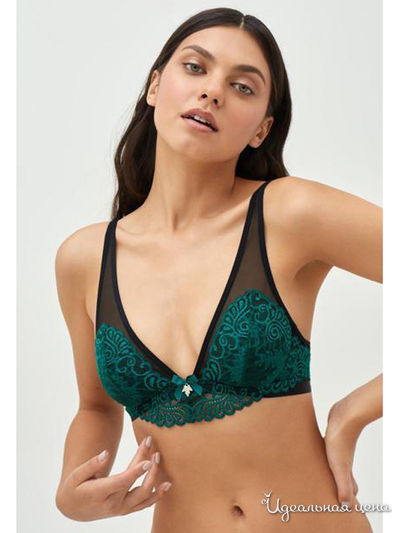 Бюстгальтер с мягкой чашкой Infinity Lingerie, цвет темно-зеленый