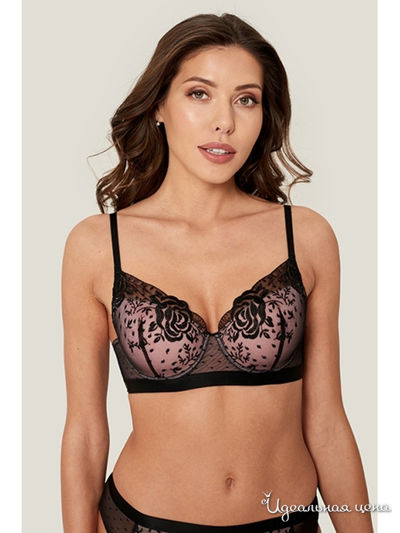 Бюстгальтер-балконет Sensera, цвет светло-коралловый