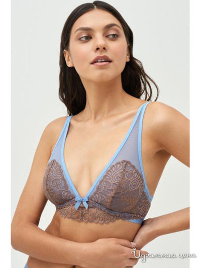 Бюстгальтер с мягкой чашкой Infinity Lingerie, цвет голубой