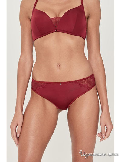 Трусы-хипстеры Sensera, цвет бордовый