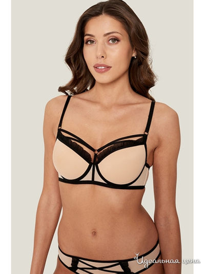 Бюстгальтер-балконет Sensera, цвет бежевый