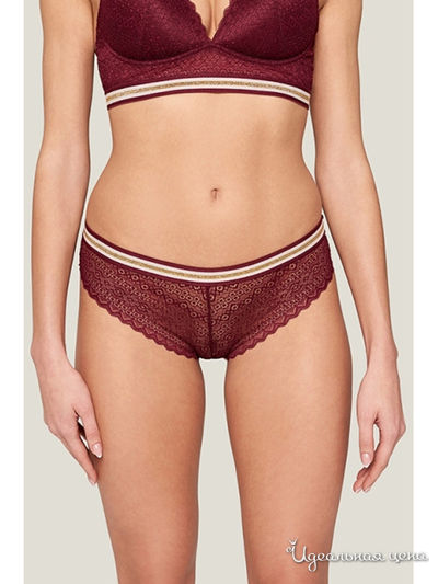 Трусы-хипстеры Sensera, цвет бордовый