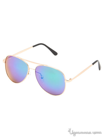 Солнцезащитные очки Noryalli, цвет золотой, зеленый