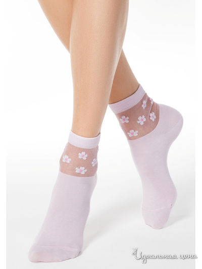Носки CONTE, цвет светло-розовый