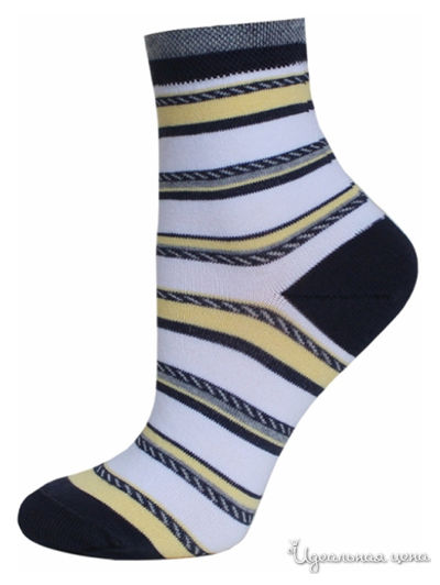 Носки БЧК, цвет темно-серый, желтый