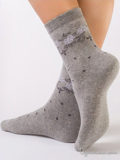 Носки CONTE, цвет серый